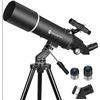 Image 1 : Eaconn Telescope With Tripod and Phone Adapter