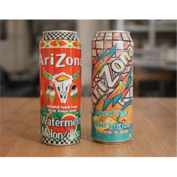 24 Arizona Beverages, 680mL Each, Assorted Flavors