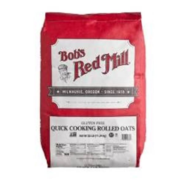 Bob’s Red Mill Quick Cooking Rolled Oats Gluten Free 25 lb