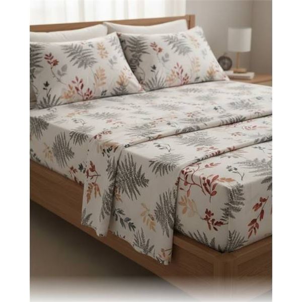 Comfy Home World 9800 Series King Sheet Set, 4-Piece