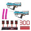 Image 1 : Zuru X-Shot 300pc Fury 4x Battle Blaster Set with Target