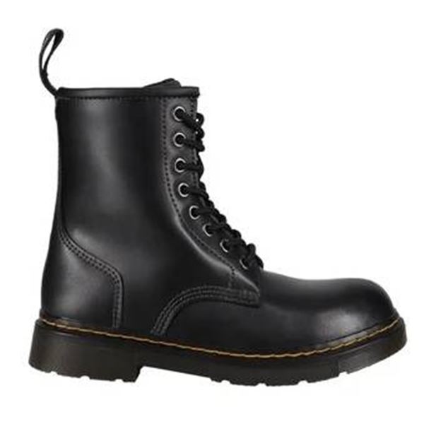 Prospector Black Combat Boots, Men’s Size 6, Women’s Size 8