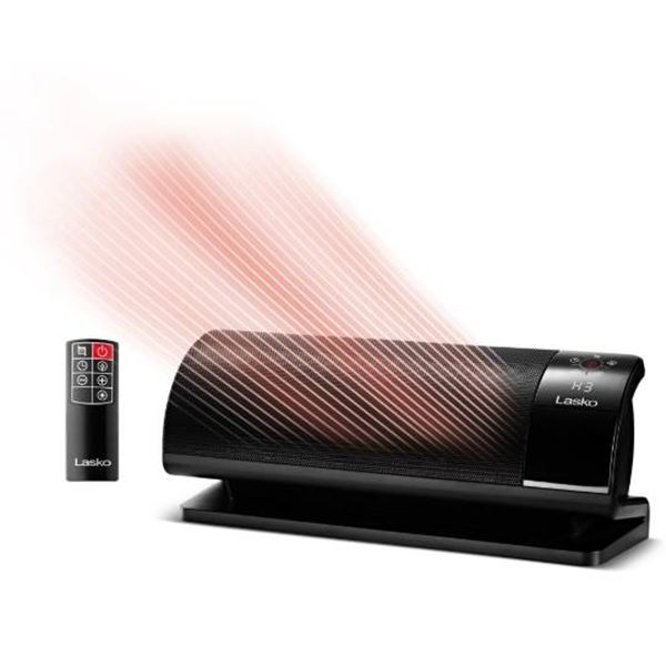 Lasko CL22100C Low Profile Heater with Digital Display and Timer