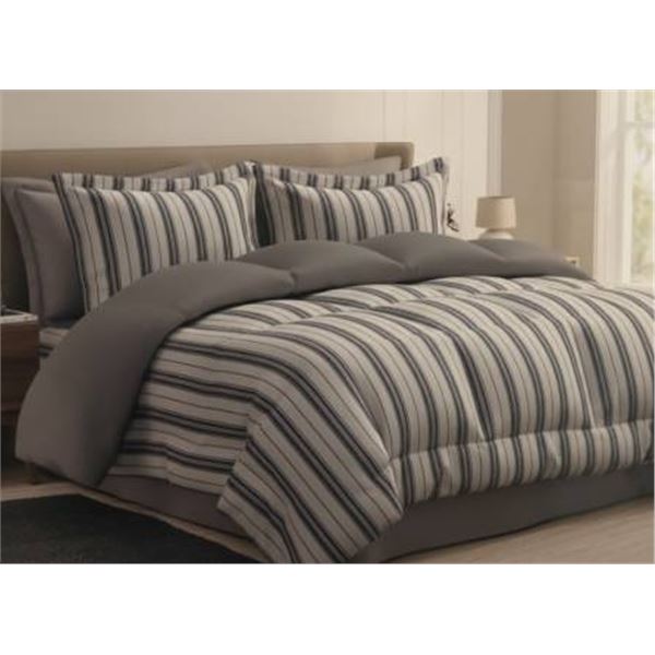 Comfy Bamboo World Graham Bed In A Bag Set – 7 Pieces – Queen Size