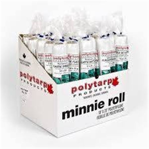 Polytarp Products Minnie Roll 10′ x 25′ Polyethylene Sheeting