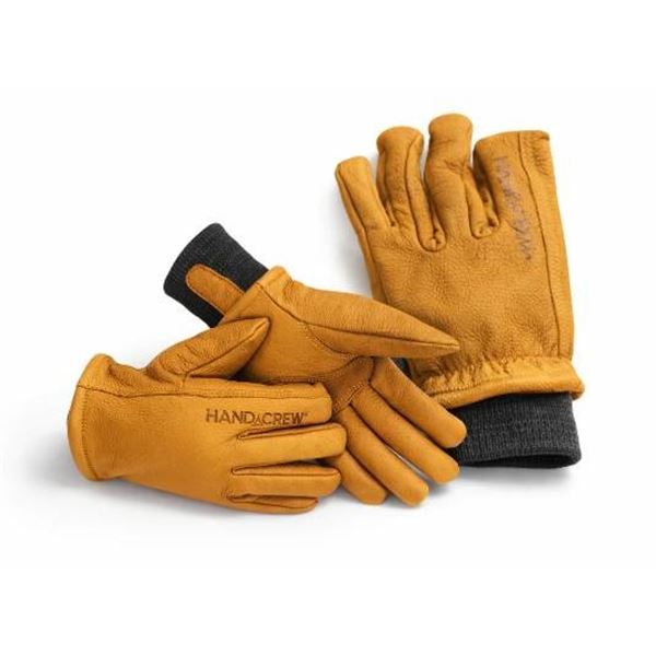 Hand Crew Genuine Leather Winter Gloves with 3M Thinsulate, Size XL