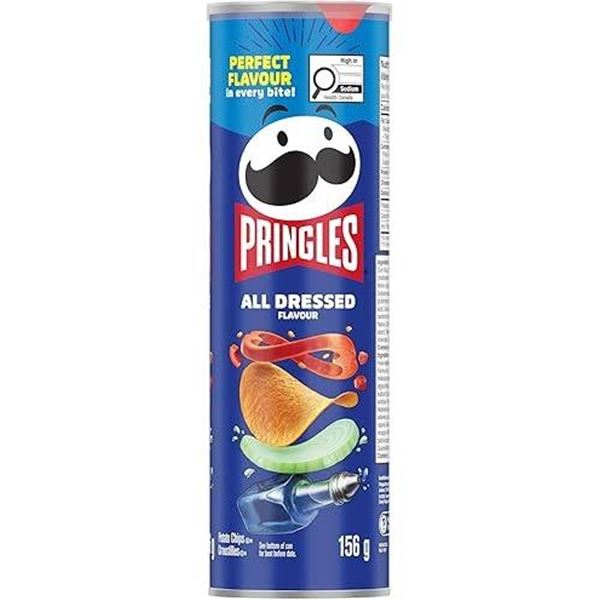 Pringles All Dressed Potato Chips 14 x 156g