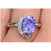 Image 1 : $200, SILVER(2.7g), AMETHYST (1ct) RING, retail value $200