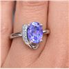 Image 2 : $200, SILVER(2.7g), AMETHYST (1ct) RING, retail value $200
