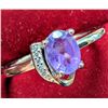 Image 4 : $200, SILVER(2.7g), AMETHYST (1ct) RING, retail value $200