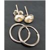 Image 2 : $30, SILVER 2 EARRING SET, retail value $30