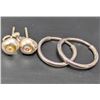 Image 3 : $30, SILVER 2 EARRING SET, retail value $30