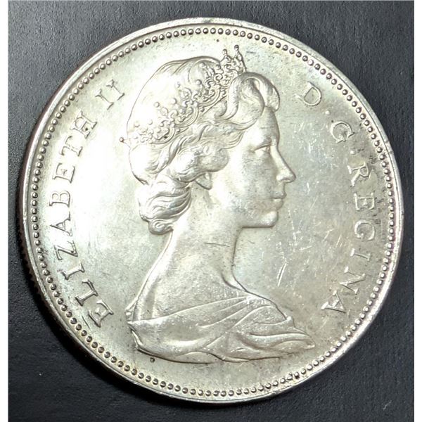 ., SILVER(23.46g),  CANADA $1 ( 1963-1966 RANDOM YEAR) COIN, retail value .