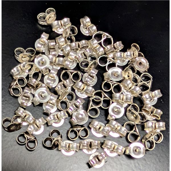 $120, SILVER(5g),  EARRING BACKS, retail value $120