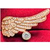 Image 2 : $200, SILVER(7.63g),  CZ WITH WING DESIGN RING, retail value $200