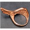 Image 6 : $200, SILVER(7.63g),  CZ WITH WING DESIGN RING, retail value $200