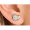 Image 1 : $30, SILVER CZ EARRING, retail value $30