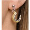 Image 1 : $60, SILVER(1.4g), GENUINE DIAMOND (0.02ct) "FIRST" LABEL EARRING, retail value $60