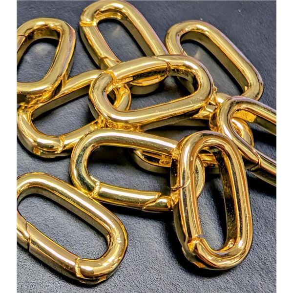 $120, 18K GOLD PLATED CLASP FOR BRACELE, KEY RINGS AND BAIL , retail value $120