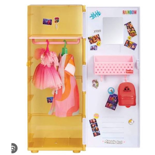 Rainbow High Design and Style Locker Set with Accessories