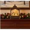 Image 1 : LED Lantern with Decorative Santa and Reindeer Display