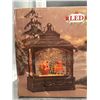 Image 3 : LED Lantern with Decorative Santa and Reindeer Display