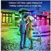 Image 1 : Outdoor LED Strip Lights, Waterproof – 200 Ft Length