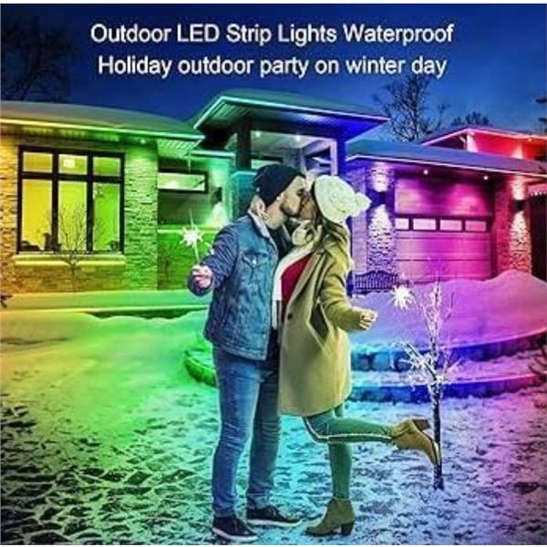Outdoor LED Strip Lights, Waterproof – 200 Ft Length