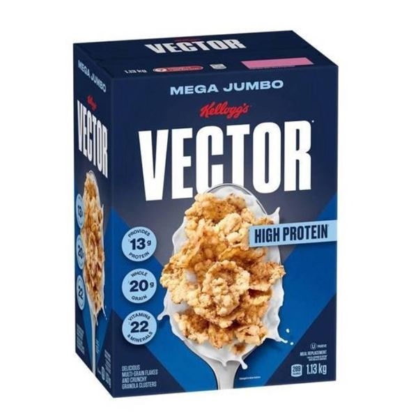 Kellogg’s Vector Mega Jumbo High Protein Granola Clusters 1.13 kg