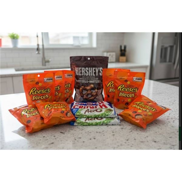 Lot of Candy – Hershey’s, Reese’s, Crunch, and Aero Chocolate Candy Lot