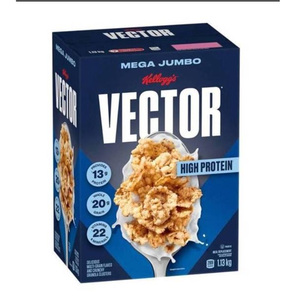 Kellogg’s Vector Mega Jumbo High Protein Granola Clusters 1.13 kg