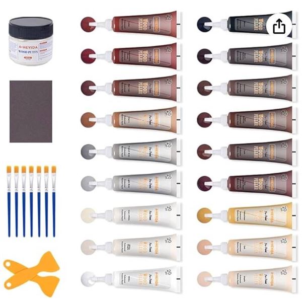 A-Heyida Professional Wood Furniture Repair Kit With 18 Colors