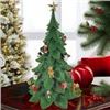 Image 1 : Hand-Painted Christmas Tree Decoration With LED Illumination