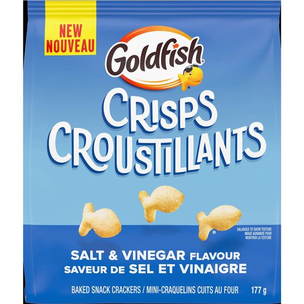 Goldfish Crisps Salt & Vinegar Flavor 177g