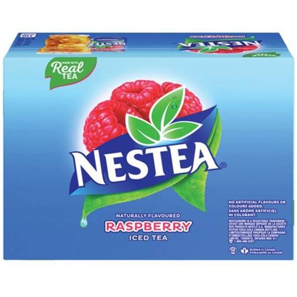 Nestea Raspberry Iced Tea Cans – 12 Pack, 341 mL