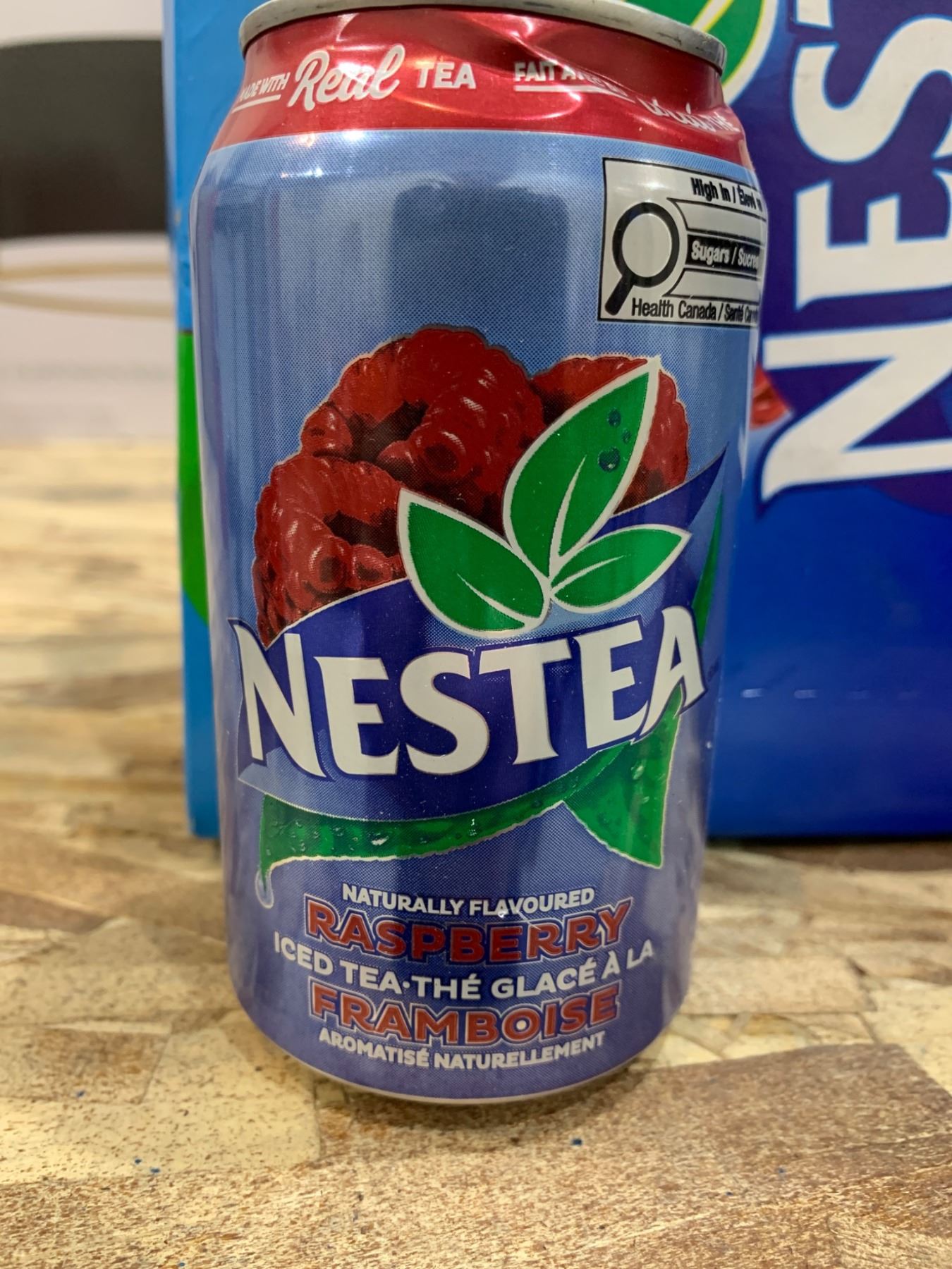 Nestle Raspberry Tea Add In Nestea Raspberry Iced Tea Cans – 12 Pack, 341 mL