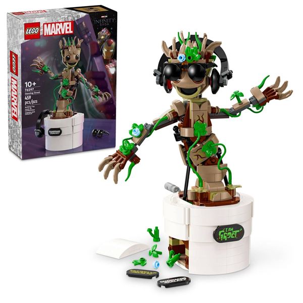 LEGO Marvel 76217 I Am Groot Building Kit with 476 Pieces