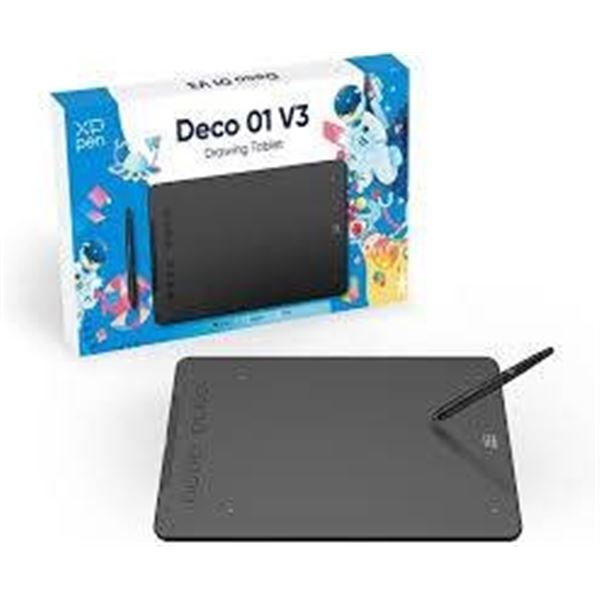 XP-Pen Deco 01 V3 Drawing Tablet, 10×6.26 Inches