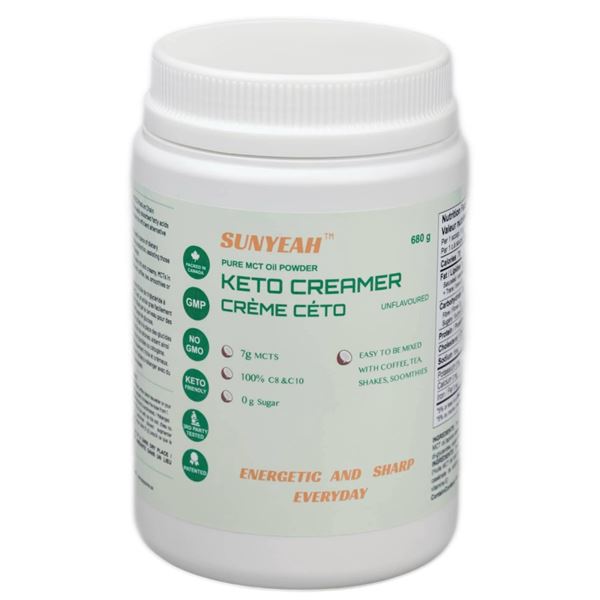 Sunyeah Keto Creamer, 680 g, Unflavoured Pure MCT Oil Powder