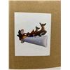 Image 3 : Lawanar Inflatable Santa Sleigh And Reindeer Display