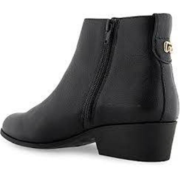 Aldo Black Leather Boots, Size 9, Style 3322309
