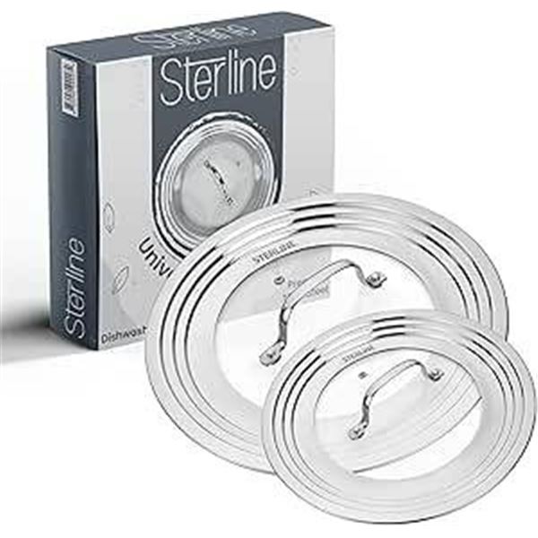 Sterling Universal Lid 5” to 8” Premium T304 Steel