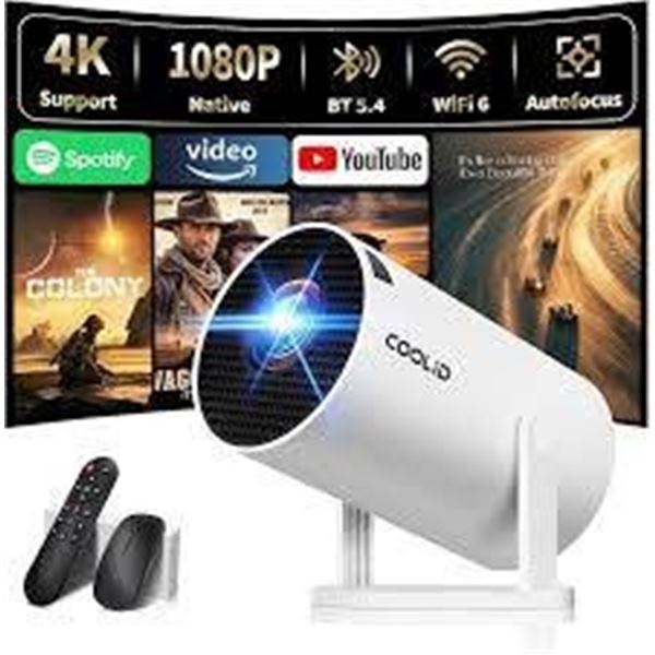 Coolid Projector With Wi-Fi and Ultra Short Throw Capability
