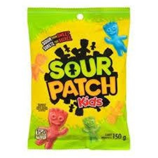 Sour Patch Kids 150 g Bag, 12-Count