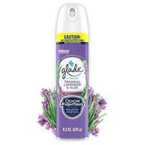 Glade Tranquil Lavender & Aloe Air Freshener Spray 6 Pieces