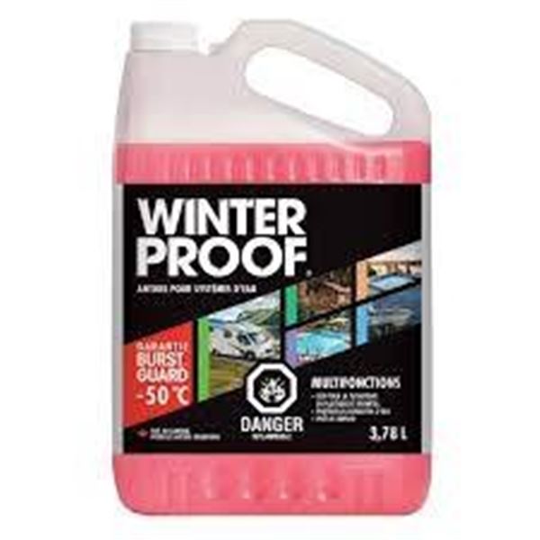 Winter Proof All-Purpose 4 x 3.78 L Fluid for Pipes and Lines