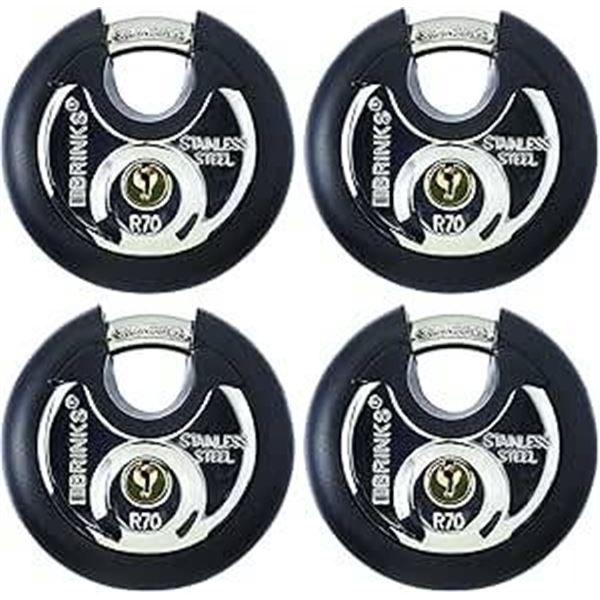 Commercial-Grade Disc Padlock with 8,100 Cut Resistance