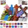 Image 1 : Magnetic Blocks Construction Toy Set for Ages 3+