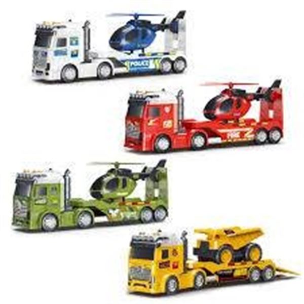 Die-Cast Vehicles With Helicopters for Ages 3+