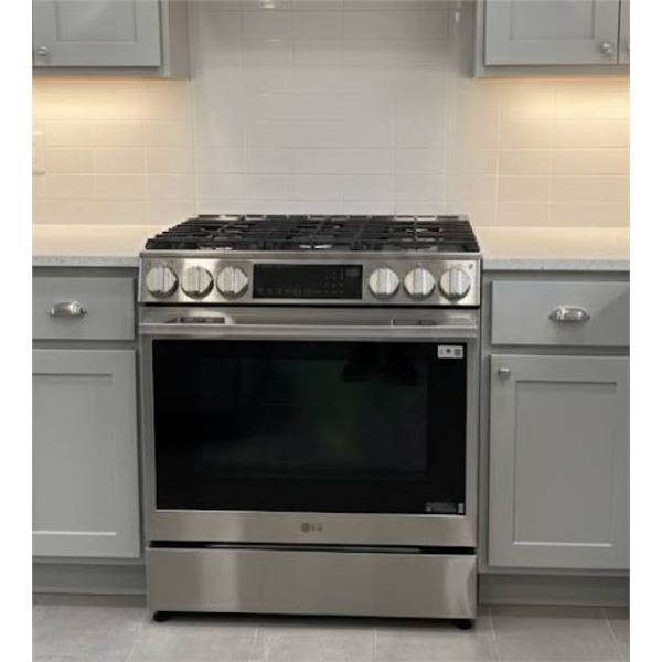 LG Stainless Steel Gas Range LSG4513ST with Convection Oven